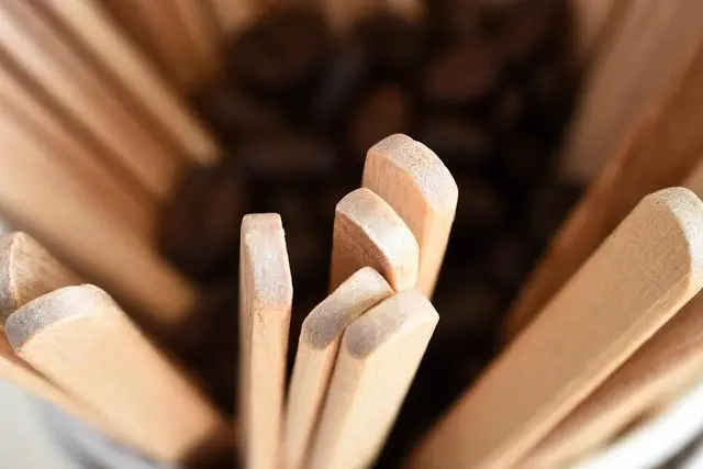 Alt view image 2 of 5 - Perfect Stix Premium Wooden Coffee Stirrer Sticks, Thick Birch Wood 500 Count, 5.5" Inches. Eco-Friendly Wooden Stirrers (5.5Inches / 500PC)