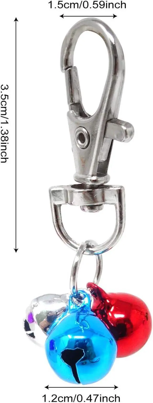 Alt view image 2 of 7 - Honbay 6PCS Dog Bell Training Charm Pendants for Pet Necklace Collar
