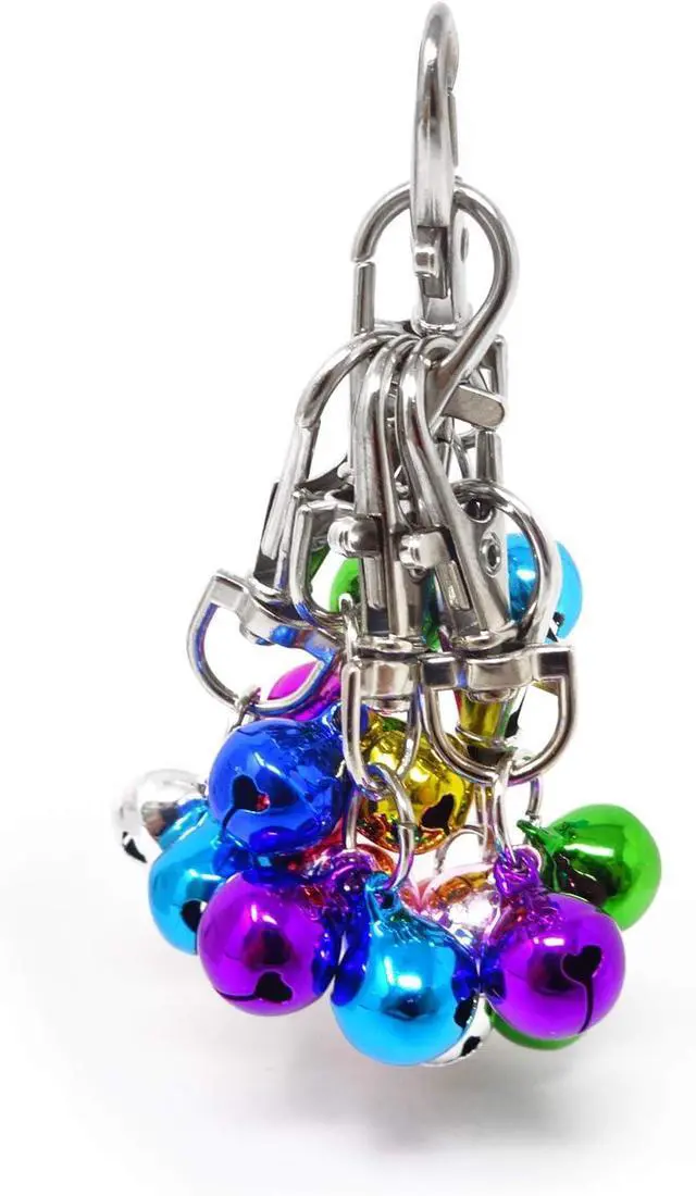 Alt view image 3 of 7 - Honbay 6PCS Dog Bell Training Charm Pendants for Pet Necklace Collar