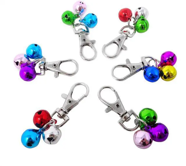 Alt view image 4 of 7 - Honbay 6PCS Dog Bell Training Charm Pendants for Pet Necklace Collar