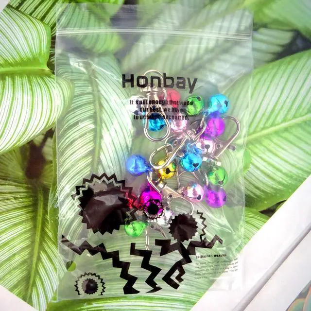 Alt view image 7 of 7 - Honbay 6PCS Dog Bell Training Charm Pendants for Pet Necklace Collar
