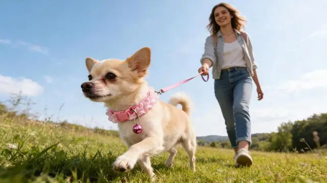 Alt view image 4 of 6 - Kitten Collar with Bell, Nylon 2 Pack Girl Puppy Cat Collars, Pink+Purple | Soft Lace Nylon Lightweight Adjustable Pet Collars for XXS XS S Little Female Puppy Dogs Litter Daily Walking