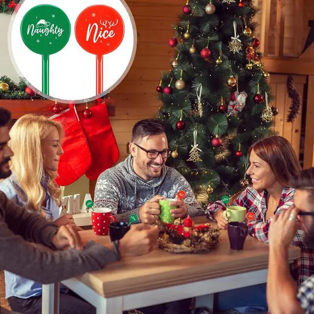 Alt view image 5 of 6 - Cunhill 30 Pcs Christmas Drink Stirrers Xmas Coffee Stir Sticks Holiday Cocktail Swizzle Plastic Reusable Drink Stirrers for Chocolate Hot Cocoa Bar Supplies Cocktail Mixers Christmas Party Decoration