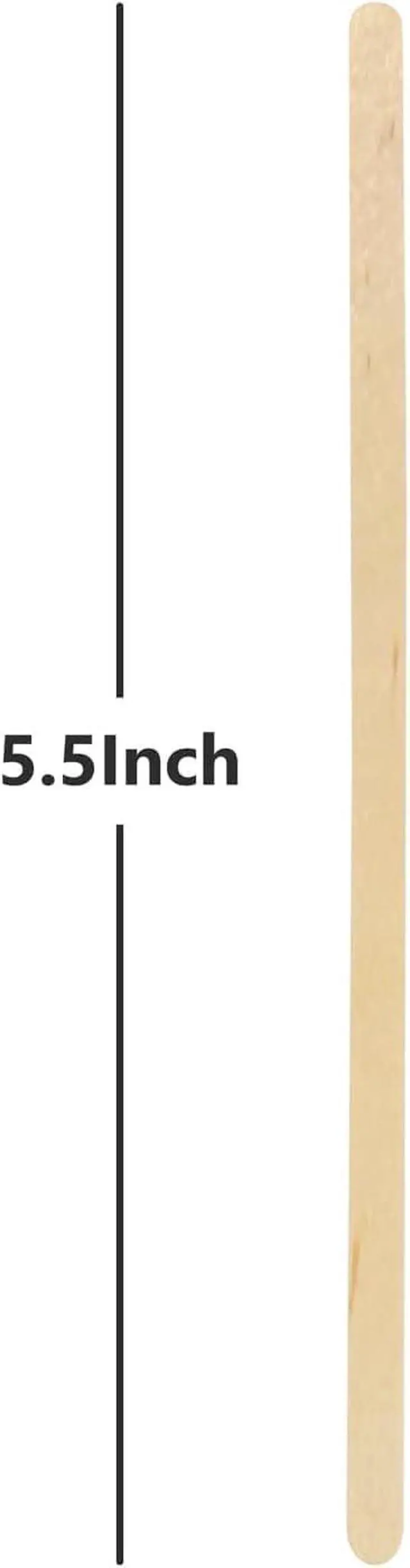 Alt view image 2 of 7 - KTOJOY Wooden Coffee Stirrers, 5.5 inch, 120 Count, Disposable Stir Sticks for Beverages