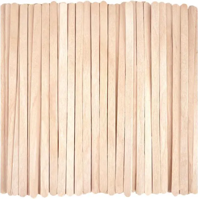 Alt view image 3 of 7 - KTOJOY Wooden Coffee Stirrers, 5.5 inch, 120 Count, Disposable Stir Sticks for Beverages