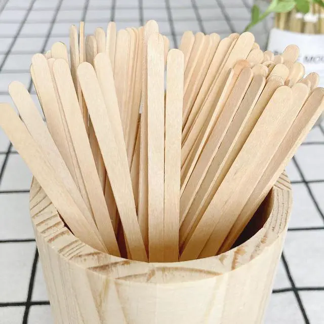 Alt view image 4 of 7 - KTOJOY Wooden Coffee Stirrers, 5.5 inch, 120 Count, Disposable Stir Sticks for Beverages