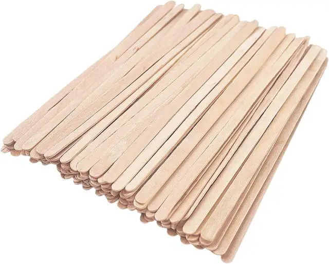 Alt view image 7 of 7 - KTOJOY Wooden Coffee Stirrers, 5.5 inch, 120 Count, Disposable Stir Sticks for Beverages