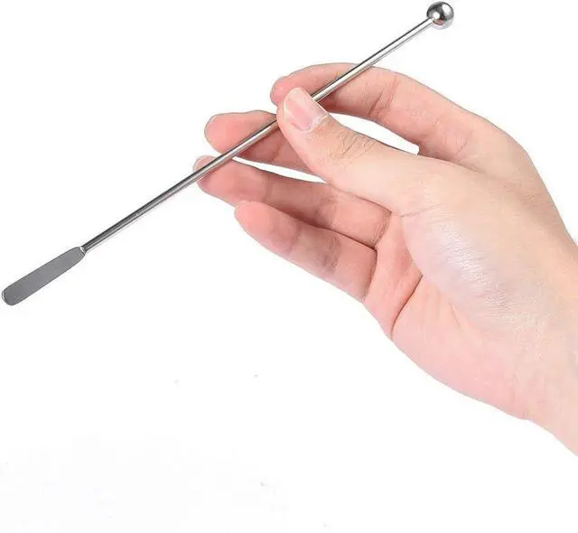 Alt view image 4 of 7 - 20 pcs Stainless Steel Coffee Beverage Stir Sticks Cocktail Stirrers Drink Swizzle Stick 7.4" Swizzle Stick Picks Tools