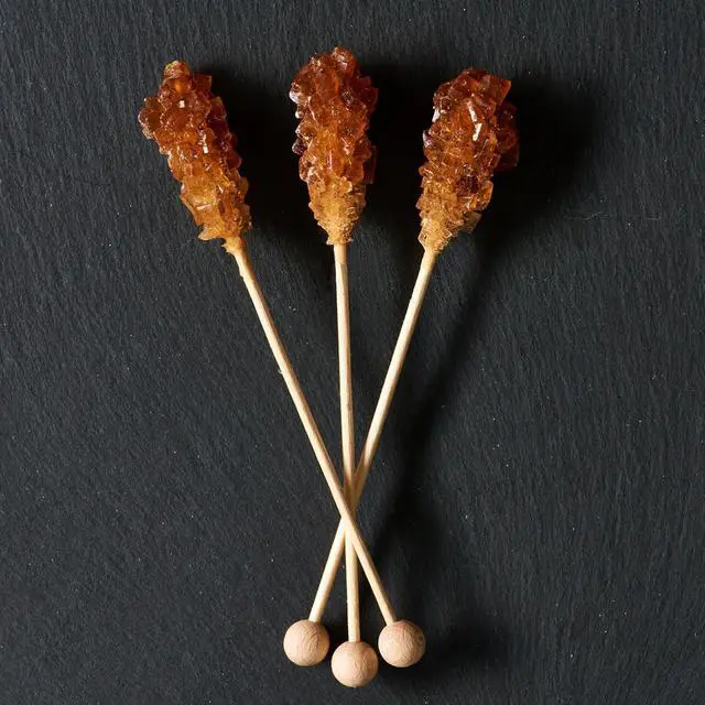 Alt view image 5 of 6 - 50 Pack Wooden Rock Candy Sticks with Ball Tips- 6 Inch Natural Wood Cake Pop & Drink Stirrer Sticks, Wood Swizzles Sticks for Chocolate Dipping & Coffee(15cm, Round Ball Head, Bulk)