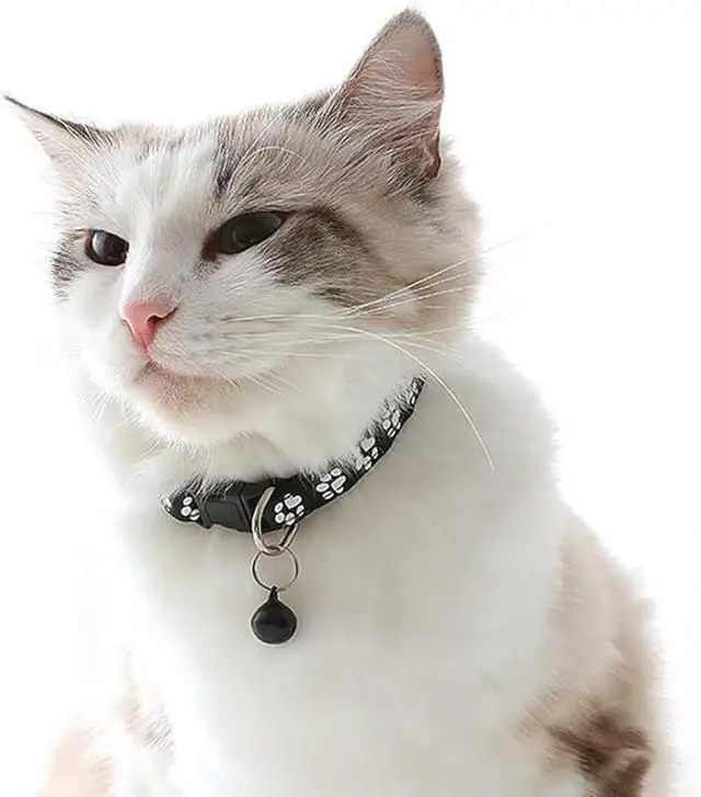Alt view image 6 of 7 - Blue Puppy Collar with Bell, 2-Pack Extra Small Dog Collar with Bells Reflective Kitten Cat Collars Adjustable Buckle for Tiny Little XS XSmall Breed Pets Boys Girls Male Female Chihuahua, X-Small