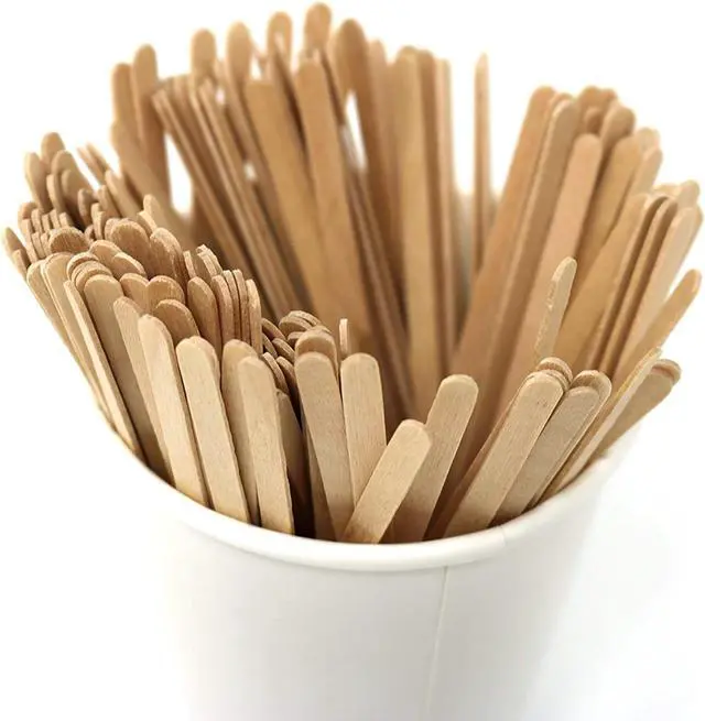 Alt view image 4 of 7 - Coffee Stirrers Sticks,Disposable Wooden Coffee Stick Beverage Stirrers, Suitable For Coffee Nook Tea Drinks and Bartending, 7 Inches,200 Sticks.