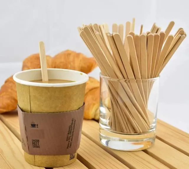 Alt view image 5 of 7 - Coffee Stirrers Sticks,Disposable Wooden Coffee Stick Beverage Stirrers, Suitable For Coffee Nook Tea Drinks and Bartending, 7 Inches,200 Sticks.