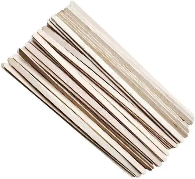Alt view image 5 of 7 - 500 Pieces 5.5" Wooden Coffee Stirrer Individual Wrapped Coffee Stir Sticks Disposable Coffee Stir Sticks Wooden Drink Stirrer Sticks Wooden Stirrers for Coffee Cocktail Milk Beverage
