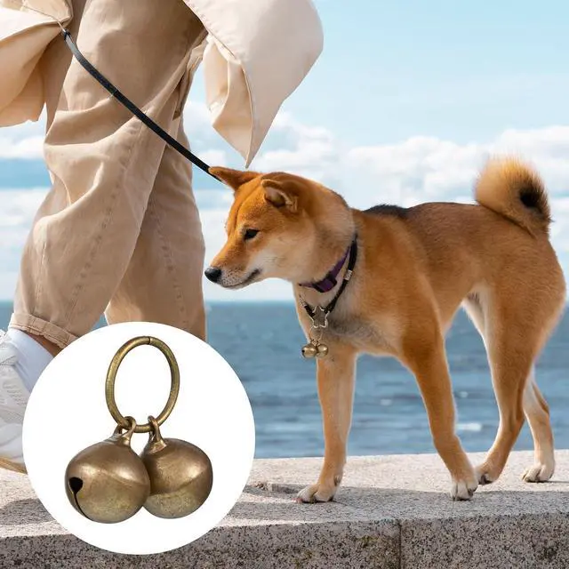Alt view image 3 of 7 - 4 Pcs Dog Collar Bells, Copper Bell, Bells for Cat Collars | Pet Training Bell, Loud Charms for Dogs and Cats, Pet Pendant Accessories, Anti-Lost