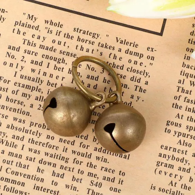 Alt view image 5 of 7 - 4 Pcs Dog Collar Bells, Copper Bell, Bells for Cat Collars | Pet Training Bell, Loud Charms for Dogs and Cats, Pet Pendant Accessories, Anti-Lost