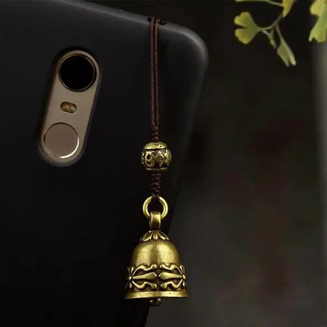 Alt view image 4 of 7 - 4 PCS Copper Collar Bells for Small Pets - Retro Craft Bells, 0.7 Inch, Not Bulk, DIY, Anti-Lost ID Tags