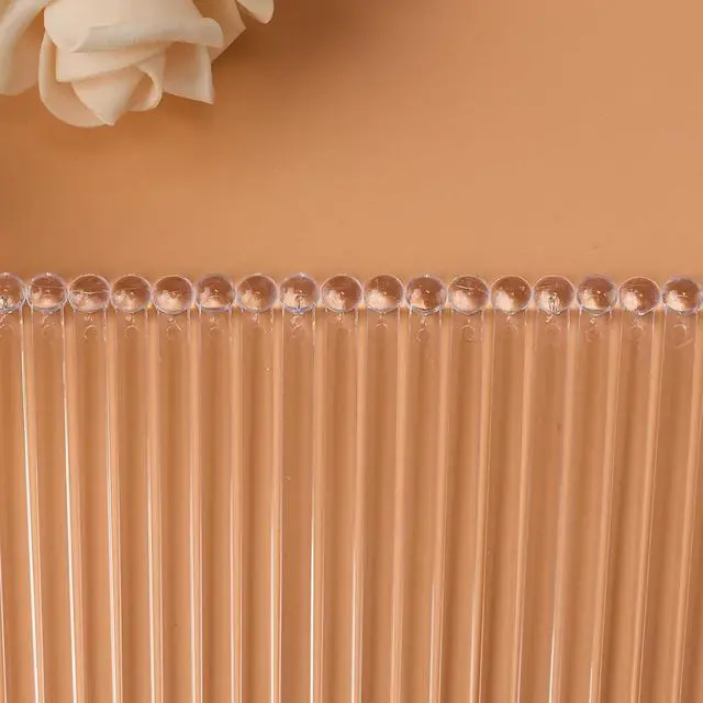 Alt view image 3 of 5 - 100pcs Plastic Clear Swizzle Sticks for Coffee Stirrers and Cocktail Drink Stirrers, 7.24 Inch Cake Pops Stir Sticks for Christmas Party