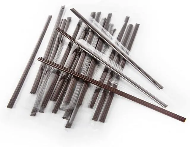 Main image of KBG Coffee Stir Sticks 200 PCS, 6.7 Inch Three Hole Disposable Plastic Sip Stir Sticks, Individually Wrapped Cocktail Stirrers