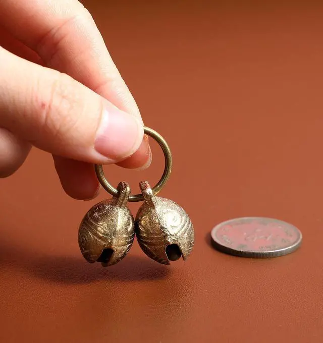 Alt view image 3 of 7 - 4Pcs Extra Loud Bell for Cat Dog Collar, Extra Loud Jingle Pet Bell for Cat Dog Tracking Bells to Go Outside Tracking Perfect for Safety & Identification, Copper 1.5 Inch