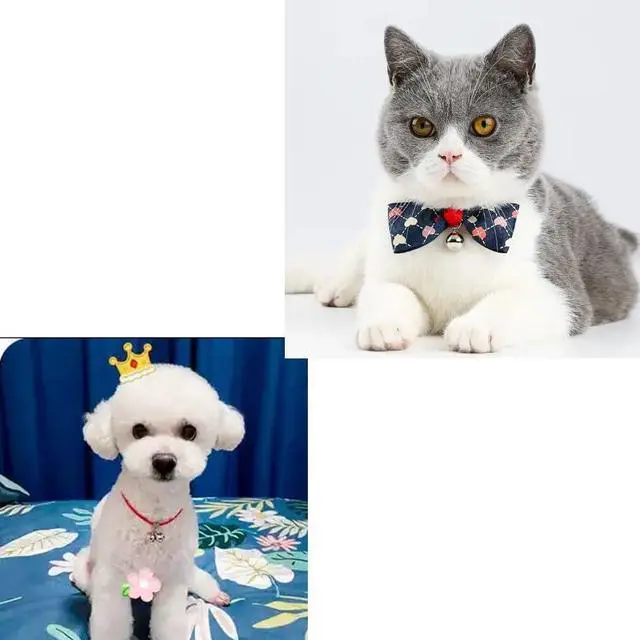 Alt view image 2 of 3 - GCA Pet Dogs and Cats Collar Bells,Pet Collar Accessories,1/2-Inch, Silver3 Sets