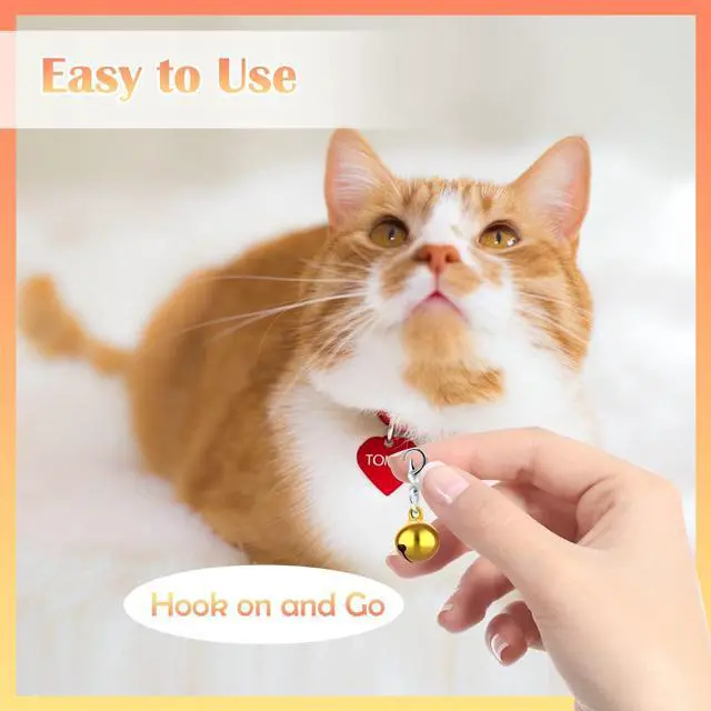 Alt view image 4 of 7 - FUYIHGL® 10PCS Pet Bells for Dog Cat | Small Collar Charms Bell with Loud Crisp Sound - Metal Corlorful Jingle Bell - Gifts for Pet Lovers Christmas Decoration