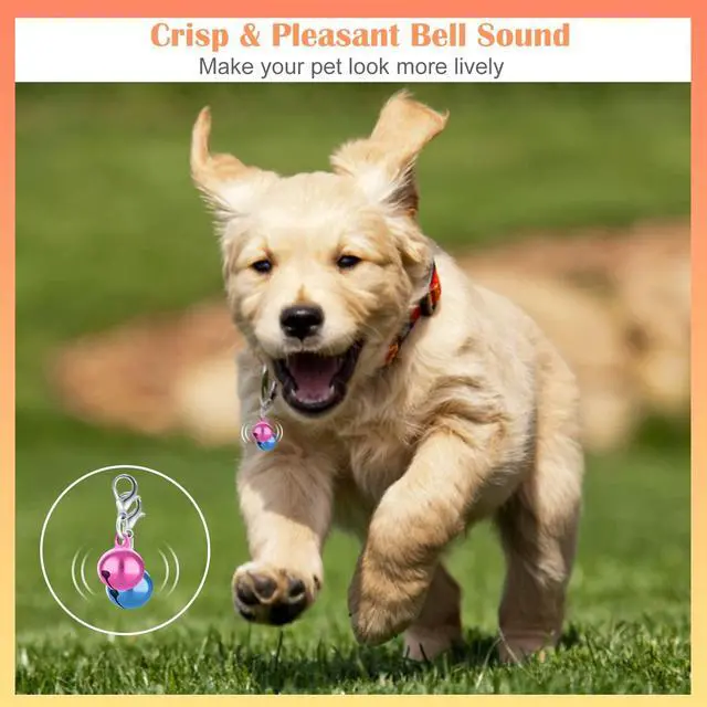 Alt view image 5 of 7 - FUYIHGL® 10PCS Pet Bells for Dog Cat | Small Collar Charms Bell with Loud Crisp Sound - Metal Corlorful Jingle Bell - Gifts for Pet Lovers Christmas Decoration