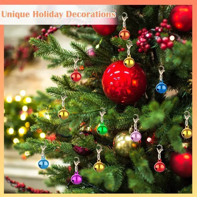 Alt view image 7 of 7 - FUYIHGL® 10PCS Pet Bells for Dog Cat | Small Collar Charms Bell with Loud Crisp Sound - Metal Corlorful Jingle Bell - Gifts for Pet Lovers Christmas Decoration