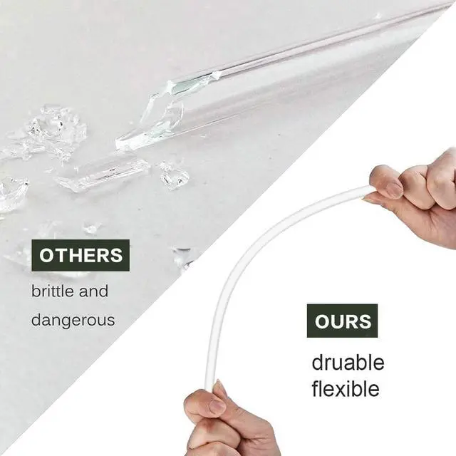 Alt view image 4 of 7 - Replacement Straw Compatible with Stanley 40 oz 30 oz Cup Tumbler, 6 Pack Reusable Straw with Cleaning Brush, Plastic, Clear