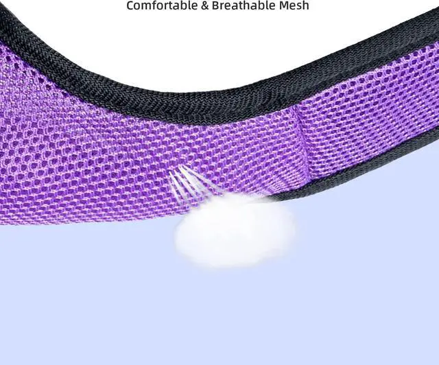 Alt view image 3 of 6 - Niteangel Adjustable Soft Harness with Elastic Leash for Rabbits (L, Pink)