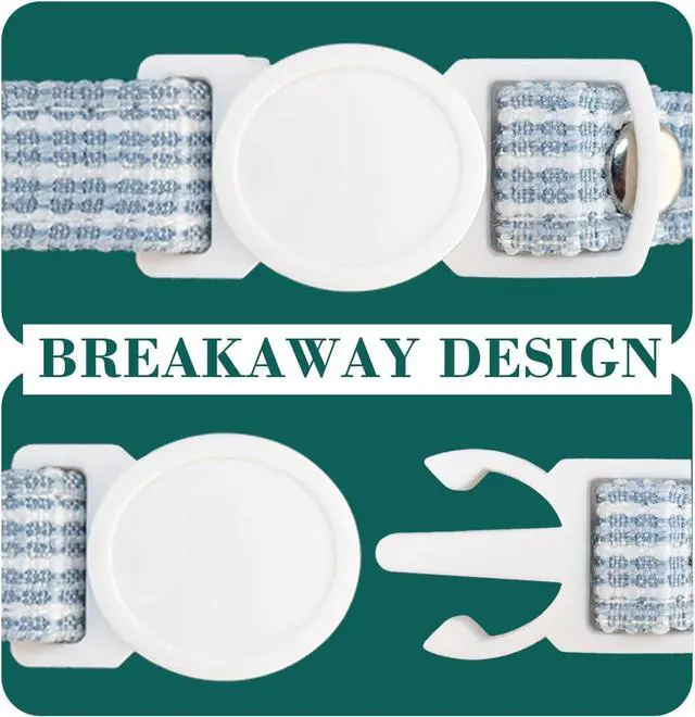 Alt view image 4 of 7 - Yizepet Cat Collars, Breakaway Kitten Collar, Cute Kitty Collar, Pet Supplies Accessories