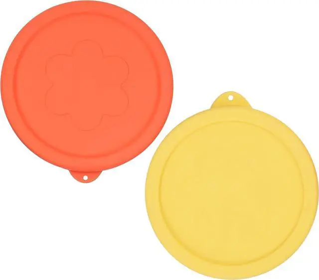 Main image of 1 Cup Silicone Replacement Lids Storage Cover for Pyrex 7202-PC and Anchor Hocking Glass Bowls (Container not Included) 2 Pack Microwave, Dishwasher and Freezer Safe