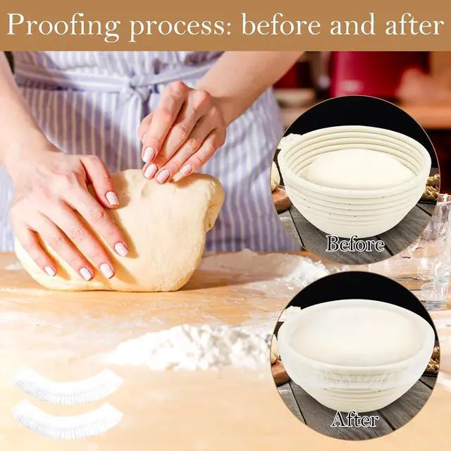 Alt view image 3 of 7 - 200pcs Reusable Shower Caps for Sourdough Bread Proofing, Plastic Covers With Elastic