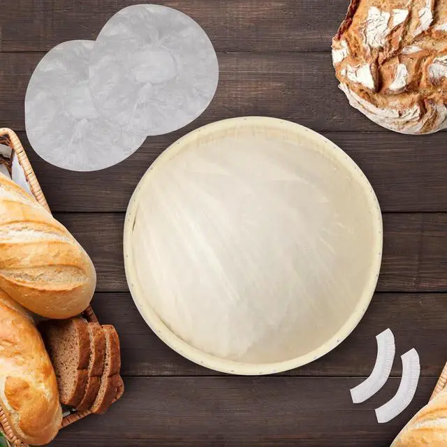 Alt view image 4 of 7 - 200pcs Reusable Shower Caps for Sourdough Bread Proofing, Plastic Covers With Elastic