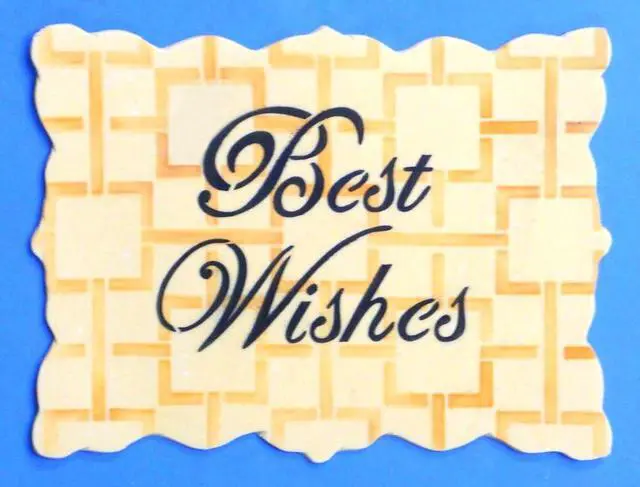 Alt view image 2 of 7 - Designer Stencils Script Celebration Cake Stencils Set, Beige/Semi-Transparent