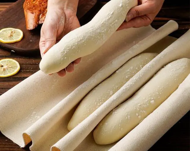 Alt view image 5 of 6 - Cotton Bread Towels for Baking Sourdough - 17.7 x 29.5 inch Unbleached Bread Basket Flour Sack Towels for Proofing Cover Pastry Proofing Cloth for Baguettes, Loaves, Ciabatta