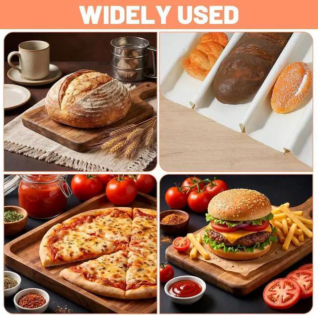 Alt view image 3 of 7 - 1PCS Tea Towels for Baking Sourdough 29 X 17 Inch Linen Cloth Bread Sourdough Towels Pastry Cloth for Dough, Baguettes, Loaves, Pastry, Homemade Bread