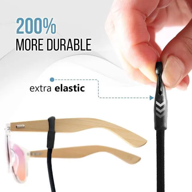 Alt view image 3 of 6 - SIGONNA Eyeglasses String Holder Strap - Eyeglass Chains Women Man - 4 Cords