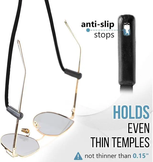 Alt view image 4 of 6 - SIGONNA Eyeglasses String Holder Strap - Eyeglass Chains Women Man - 4 Cords