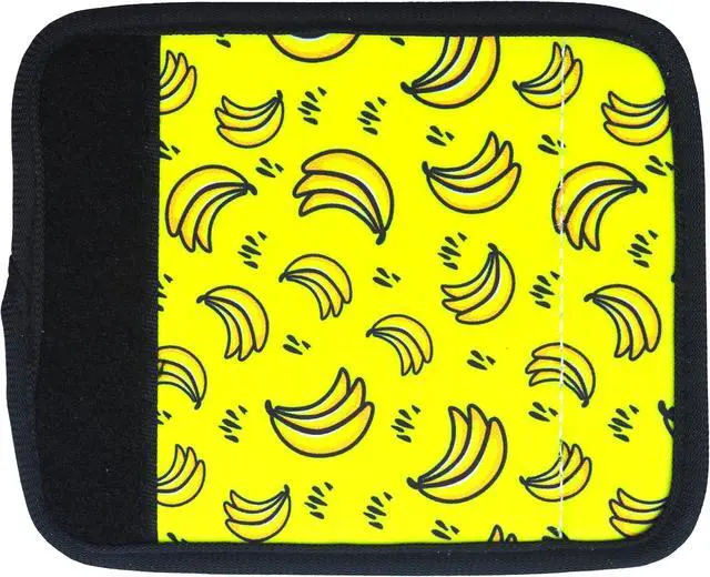 Alt view image 2 of 5 - Neoprene Luggage Handle Wrap Fluorescent Colors Luggage Identifiers/Tags/Marker (Banana)