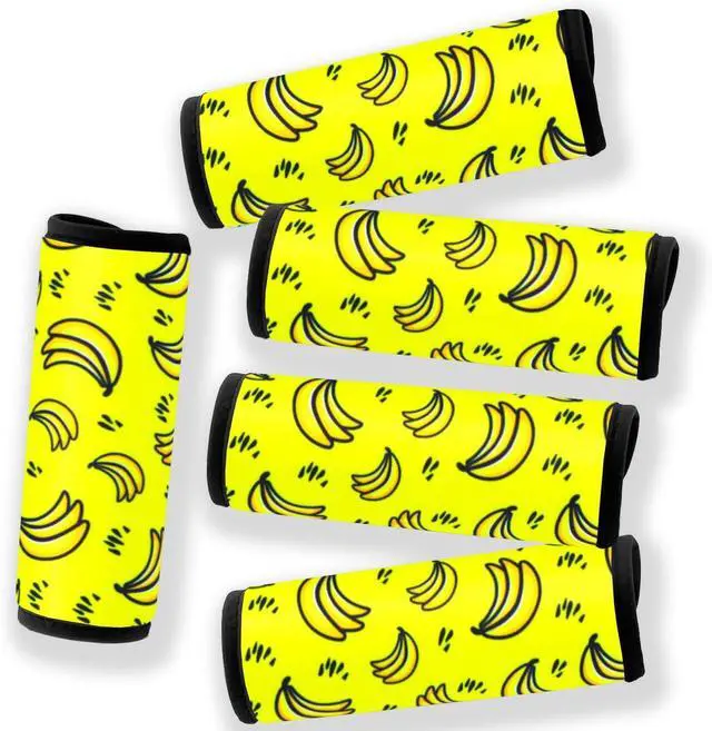 Main image of Neoprene Luggage Handle Wrap Fluorescent Colors Luggage Identifiers/Tags/Marker (Banana)