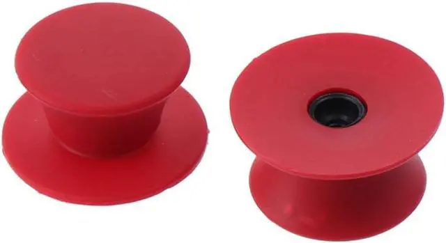 Alt view image 5 of 7 - 4Pcs Universal Pot Lid Knobs,Silicone Pan Lid Handles Non-Slip Pot Handles,Easy to Install,Durable Pan Replacement Parts for Kitchen Cookware(Red)