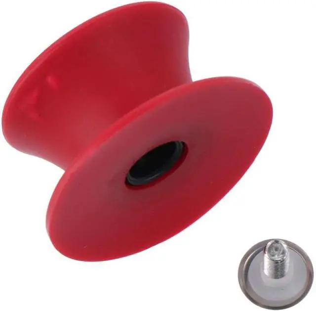 Alt view image 6 of 7 - 4Pcs Universal Pot Lid Knobs,Silicone Pan Lid Handles Non-Slip Pot Handles,Easy to Install,Durable Pan Replacement Parts for Kitchen Cookware(Red)