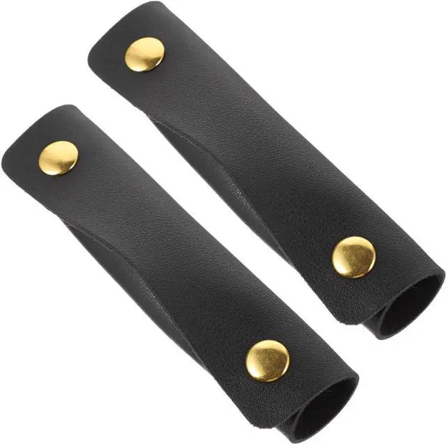 Main image of 2 Pcs Luggage Handle Wraps Pu Handle Covers for Suitcase Bag Protectors for Travel Bags Handbag Wrap Covers 5.11 X 3.93 Your Hands
