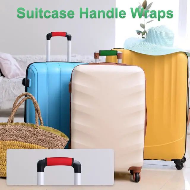 Alt view image 6 of 7 - uxcell 3 Pcs Luggage Handle Wrap for Suitcase, Neoprene Handbag Grip Cover Protector Luggage Identifiers Suitcase Handle Wraps for Luggage Shopping Bag Travel Bags, Purple