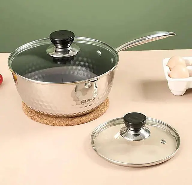 Alt view image 6 of 6 - Tempered Glass Pot Cover, 7.8 Inch Griddle Lid with Insulated Handle for Cheese Melting Dome, Steaming, Cooking at Home and Outdoors (20cm)