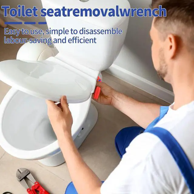 Alt view image 4 of 7 - Toilet Seat Fitting Tool, 10/13/17mm Toilet Seat Repair Wrench | Professional Universal Plastic High-Strength Installation Tool