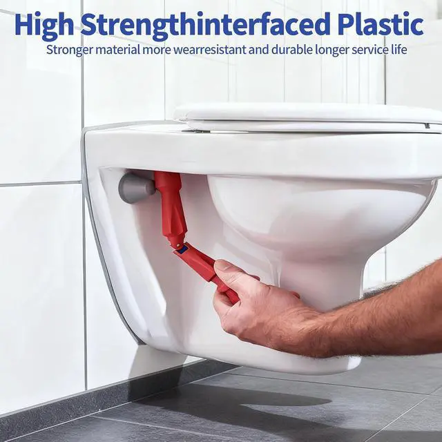 Alt view image 7 of 7 - Toilet Seat Fitting Tool, 10/13/17mm Toilet Seat Repair Wrench | Professional Universal Plastic High-Strength Installation Tool