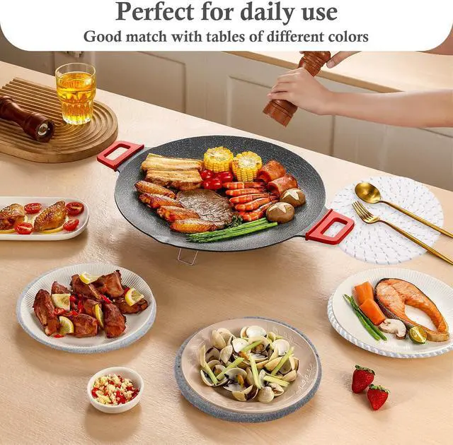 Alt view image 7 of 7 - Billbotk 7" Trivets for Dishes, Pots and Pans, 4 Heat Resistant Hot Pads, Pot Holders for Kitchen, Plate Mats for Countertops, Table, Home Essentials, Farmhouse Decor