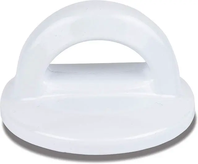Main image of Universal Pot Lid White Knob Compatible with Crockpot Lids, Pan Lid Replacement Handle, Heat Resistant Pot Knob for Glass, Steel Lids, Easy Grip Lid Handle, Kitchen Cookware, 2.75x1.77