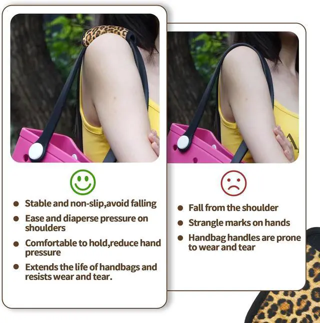 Alt view image 4 of 7 - 2 PCS Handle Wrap for Bogg Bag/Simply Southern Tote, Neoprene Luggage Handle Wraps for Bogg Bag Accessories, Beach Bag Handle Wrap, Travel Accessories, Luggage Handle Wraps for Suitcase